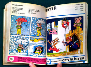 KNIHA 10 x ČTYŘLÍSTEK od č. 140 do č. 149 z r. 1986-1987 - 13