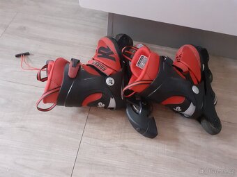 Prodám juniorské vel. nastav. in-line K2 35 - 40, 22-25,5cm - 13
