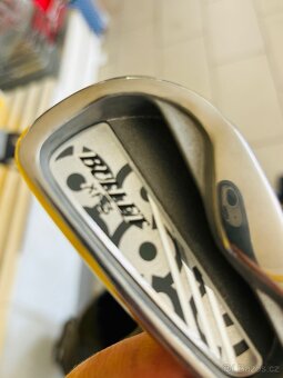 TOP stav - golfový set -  golfové hole Bullet vč. vozíku - 13