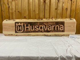 Dřevěné tabule s nápisy... KTM Husaberg Husqvarna Yamaha.. - 13