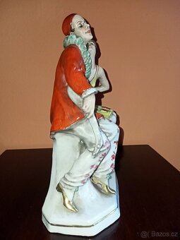 Sousoší. Pierot s Kolombínou ART-DECO - ROYAL DUX - 13