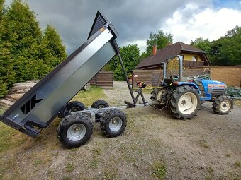 Přívěs vozík za čtyřkolku atv . Homologace  spz - 13