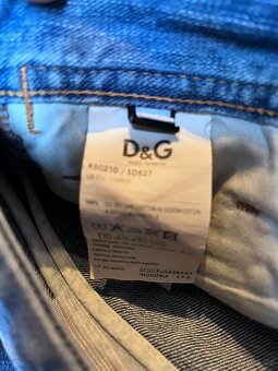 Pánské džíny D&G DOLCE&GABBANA vel. 34 - 13