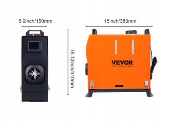 Nezávislé naftové topení Vevor 8kw - 13