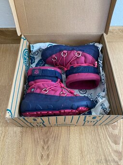 Zimní barefoot boty Affenzahn snowboot econyl snowy flamingo - 13