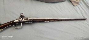 Stříbrná křesadlová puška dámská 1750 - 13