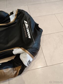 Berik Bionic Gold-Pánská kožená moto kombinéza, dvoudílná - 13