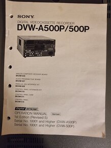 Sony DVW-A500P - 13