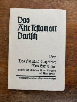 Knihy ze série Das Alte Testament Deutsch - 13