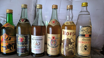 Alkohol - vodka, griotte - starý, archivní, retro alk. - 13