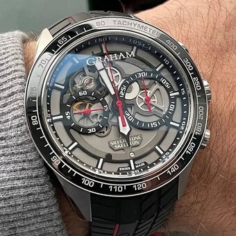 Graham, model Silverstone RS Skeleton, originál hodinky - 13