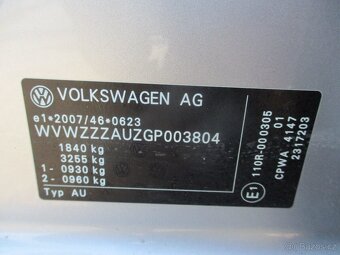 VW GOLF 1,4TGI 81kW CNG Bluemotion Euro6 2015 - 13