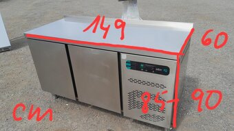Nerezový chladící stůl Asber ETP-6-150-20D s 2x dveřmi - 13