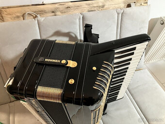 Akordeon, Hohner Morino+ V 120 De Luxe, Cassotto, černý, 5-a - 13