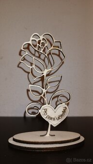 Dřevěná květina - 13