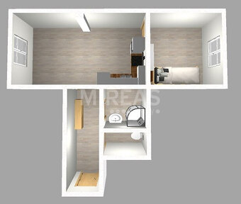 Milovice, pronájem bytu 2+kk, 52m2, okr. Nymburk - 13