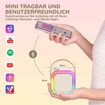 4x přenosné karaoke pro děti a dospělé cena za ks - 13