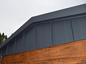 Plechová garáž TOPLINE 4x5m, falcovaný plech - 13