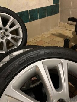 Alu kola Škoda R17 5X112 LETNÍ PNEU 225/45 R17 ZENITH - 13