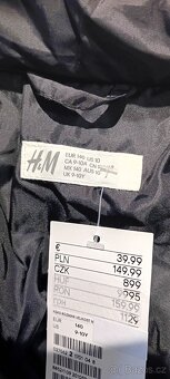 N.ová chlapecká zimní prošívaná bunda H&M vel.140 - 13