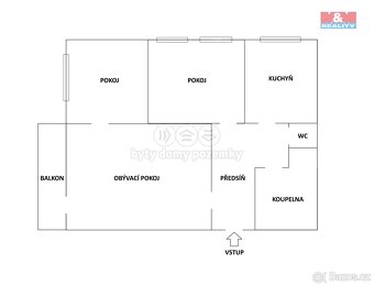 Prodej bytu 3+1, 78 m², Orlová, ul. Adamusova - 13