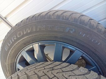 Alu kola Škoda 5x112, obuté zimní 215/60/16 99H ET37 Falken - 13