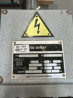 Kombinovaná pila / frézka / dlabačka + posuv (TOS Svitavy) - 13