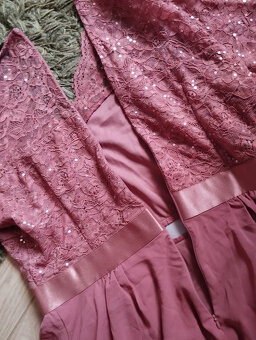 Šaty vel.XL MIUSOL starorůžové N.O.V.É. - 13