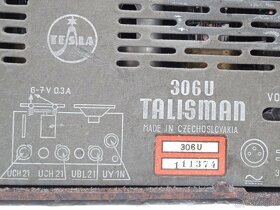 TESLA Talisman 306U - Bakelitové rádio 1951 - 13