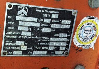 Vysokozdvižný vozík Desta 01  / RUMBURK - 13