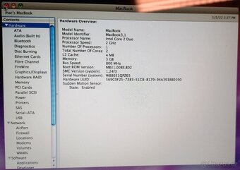 Macbook White 2007 13” - 13