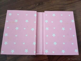 Dětská dívčí sada - deníčky, omalovánky pastelky - 13