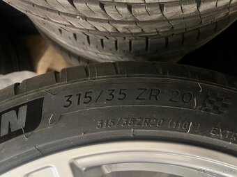Originál sada alu kol PORSCHE Panamera s letními pneu 20" - 13