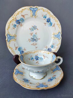 Starožitná porcelánová čajová sada od Schumann Porzellan - 13