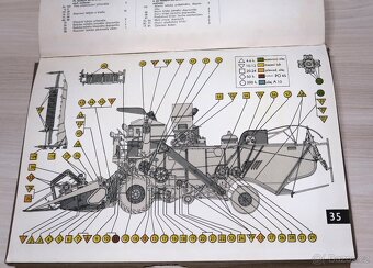 Kombajn SK-3, SK-4 SKLÍZECÍ MLÁTIČKA, CCCP, ROK 1964 - 13
