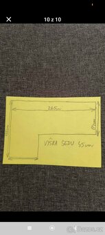 Sedací rozkládací rohová sedačka - 13