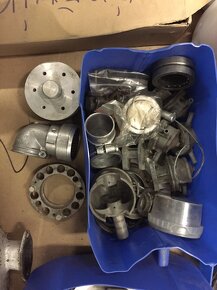 Motory trabant v letecké úpravě, kliky, válce - 13