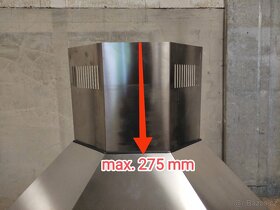 Nerezový digestoř rohový 100x54cm - 13