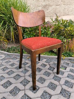 Retro dřevěné jídelní židle TON - 50. léta - 13