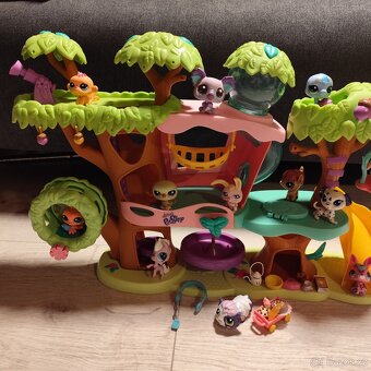 LPS sada stromový domeček zvířátka a doplňky - 13