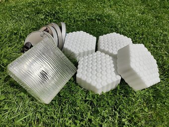 Ivan Jakeš 70 léta stropnice, světlo "včelí plástev" - 13