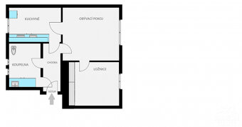 Pronájem bytu 2+1, 57 m², Uherské Hradiště - Prokopa Holého - 13
