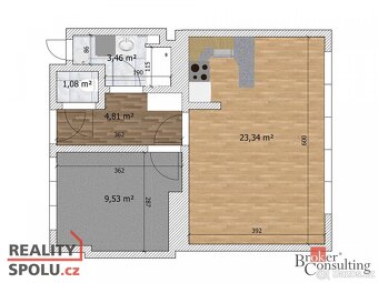 Prodej, byty/2+kk, 44 m2, Humpolecká, Krč, 14000 Praha 4 [ID - 13