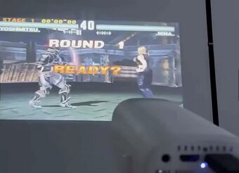 FULL HD LED přenosný projektor USB, HDMI + HRY a ovladače - 13
