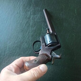 Dlouhý revolver English BULL DOG 450 krásný TOP po renovaci - 13