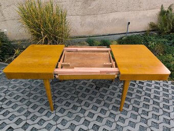 Art Deco jídelní rozkládací stůl Jindřich Halabala - 13
