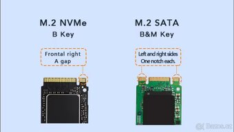 Dokovací stanice pro SSD M.2 PCIE/NVMe,M.2 SATA III. - 13
