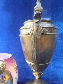 Vojenská, petrolejová lampa mosaz - 13