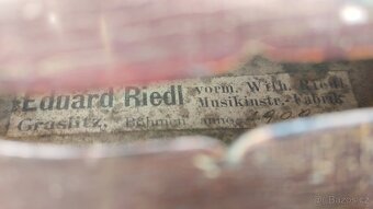 Starožitné housle Eduard Riedl - Stainer - 13