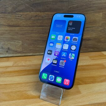 iPhone 15 Pro 128GB, modrý, 100% baterii (12 měsíců záruka) - 13